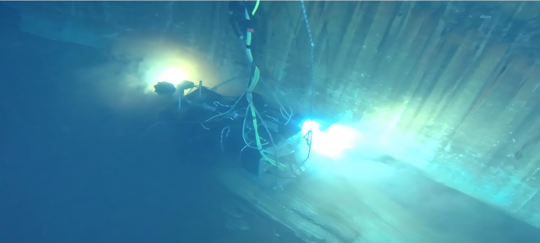IP68 NDT Crawler prepared for in-service tank floor inspection